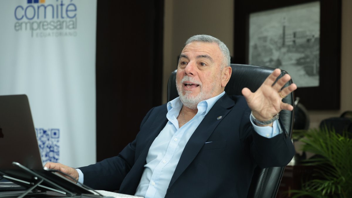 Juan Carlos Navarro, presidente de la Cámara de Industrias de Guayaquil (CIG)  y del Comité Empresarial Ecuatoriano (CEE),