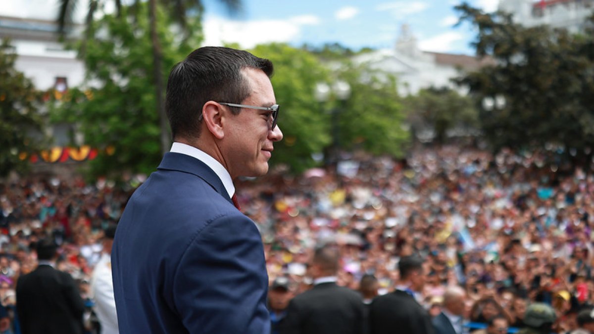 Hasta la fecha, el presidente Daniel Noboa ni su Gobierno se han pronunciado sobre la crisis en el Consejo de la Judicatura.