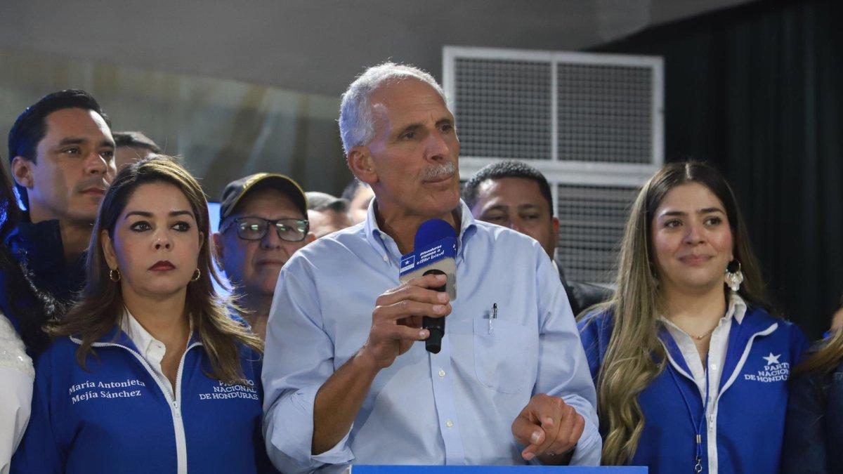 El candidato a la Presidencia de Honduras por el Partido Nacional, Nasry Asfura, declarado ganador.