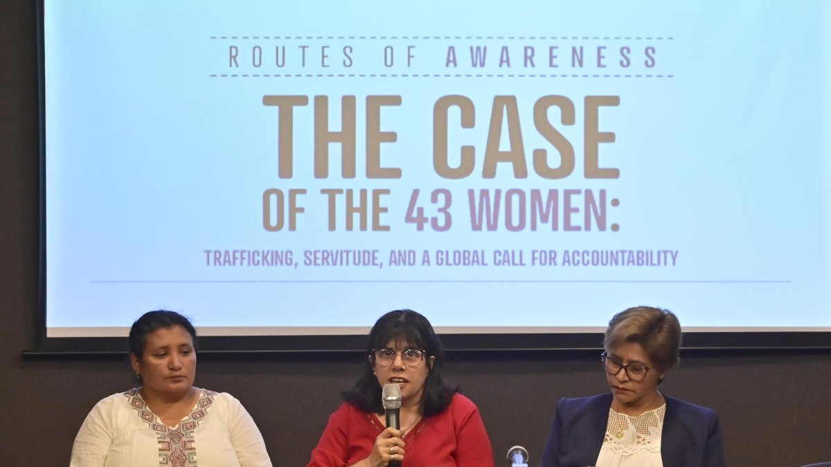 Mónica Zambrano, Claudia Carrero y Tita Villamayor participan de la primera cumbre internacional de ECA sobre 'Los Abusos del Opus Dei en Argentina' este 16 de diciembre de 2025.