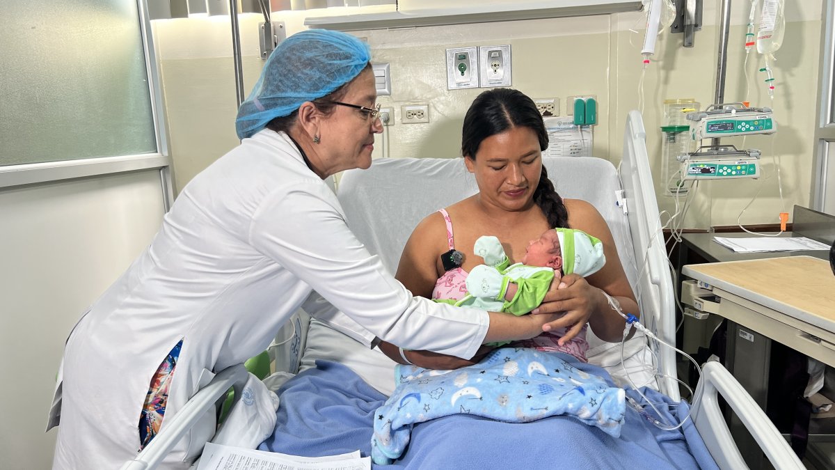 En el Hospital Luis Vernaza de la Junta de Beneficencia de Guayaquil nacieron siete niños este 24 y 25 de diciembre.