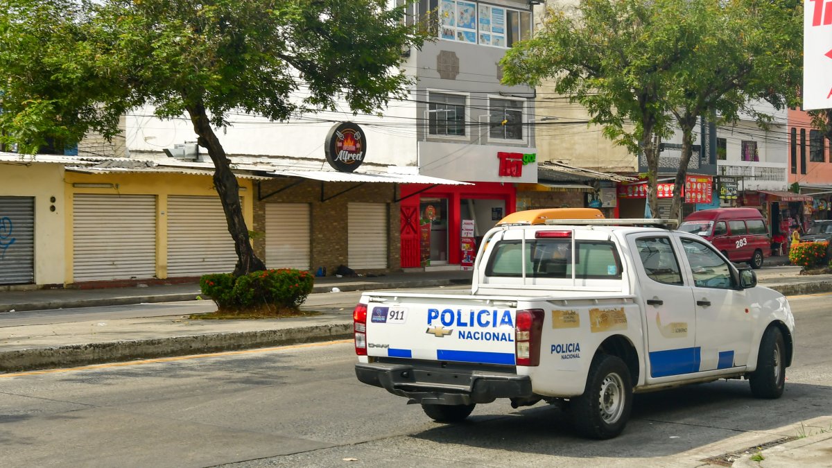 Escena. El asesinato ocurrió durante la madrugada en Guayacanes.