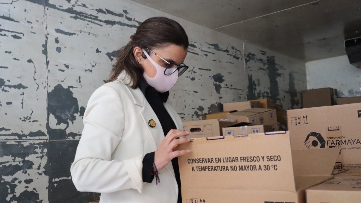 La vicepresidenta y ministra encargada de Salud, María José Pinto, visita las casa médicas del MSP a nivel nacional.