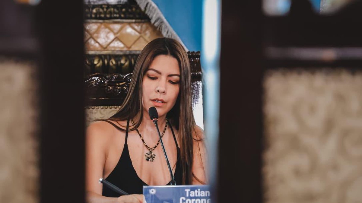 Tatiana Coronel, alcaldesa subrogante de Guayaquil. 