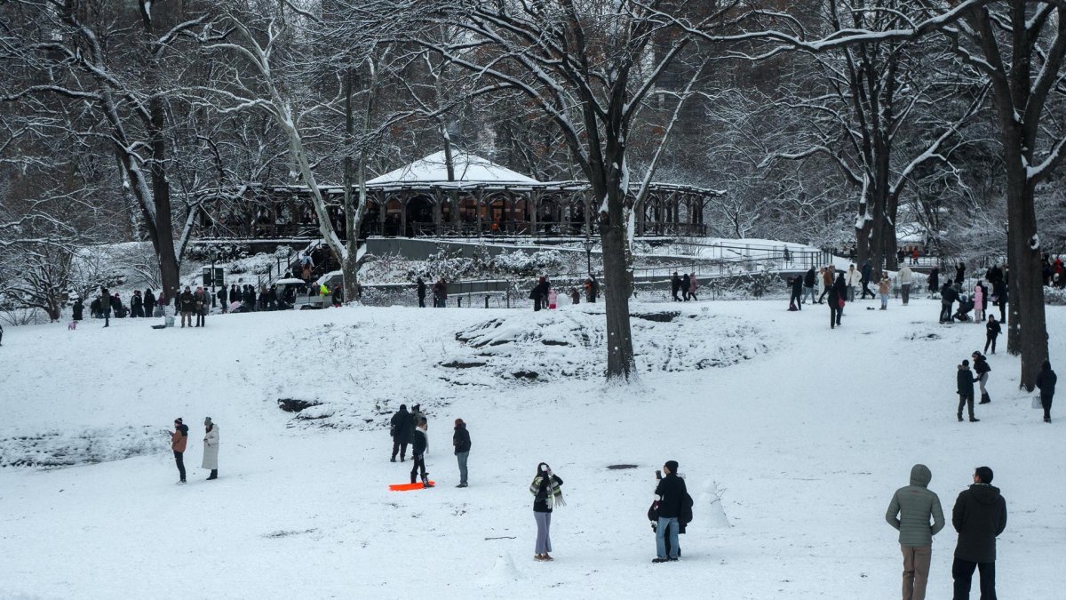 Clima invernal en Central Park, Nueva York, EE.UU., el 27 de diciembre de 2025.