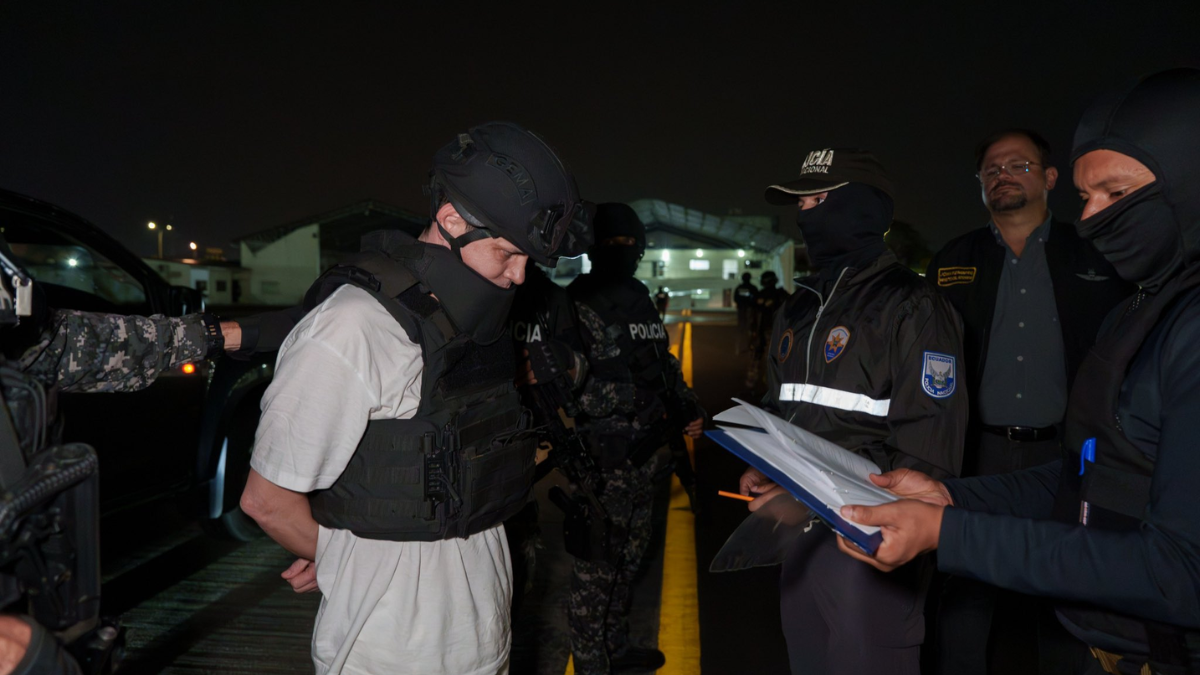 Alias 'El Gerente' cumple prisión preventiva en la cárcel del Encuentro.