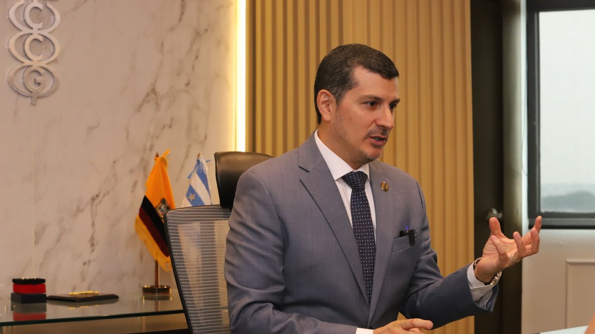 El presidente de la Cámara de Comercio de Guayaquil, Miguel Ángel González.