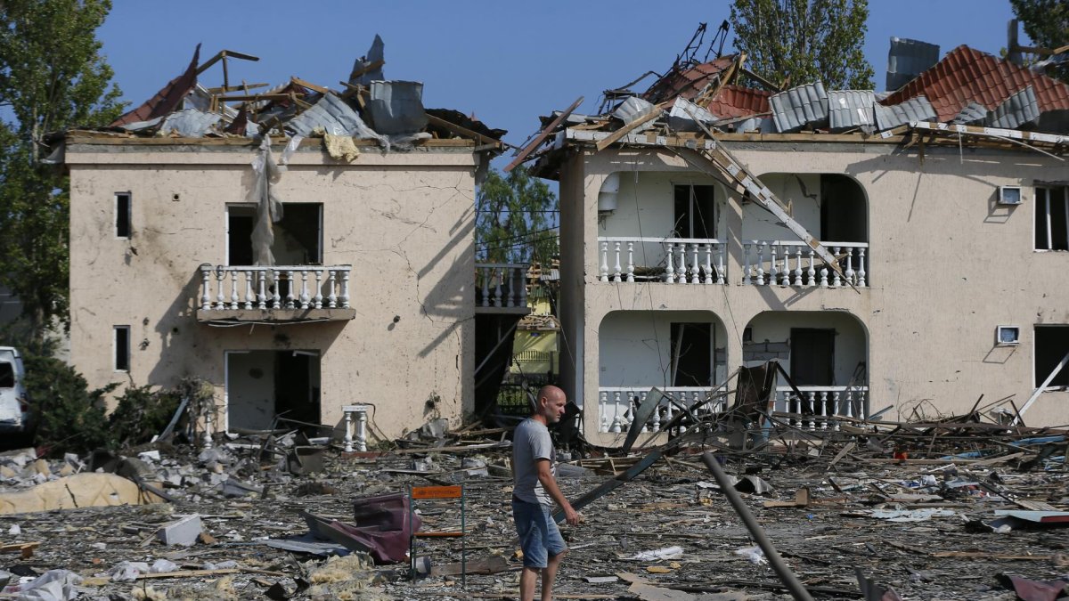 Daños en viviendas de Odesa por un ataque ruso en una imagen de archivo.