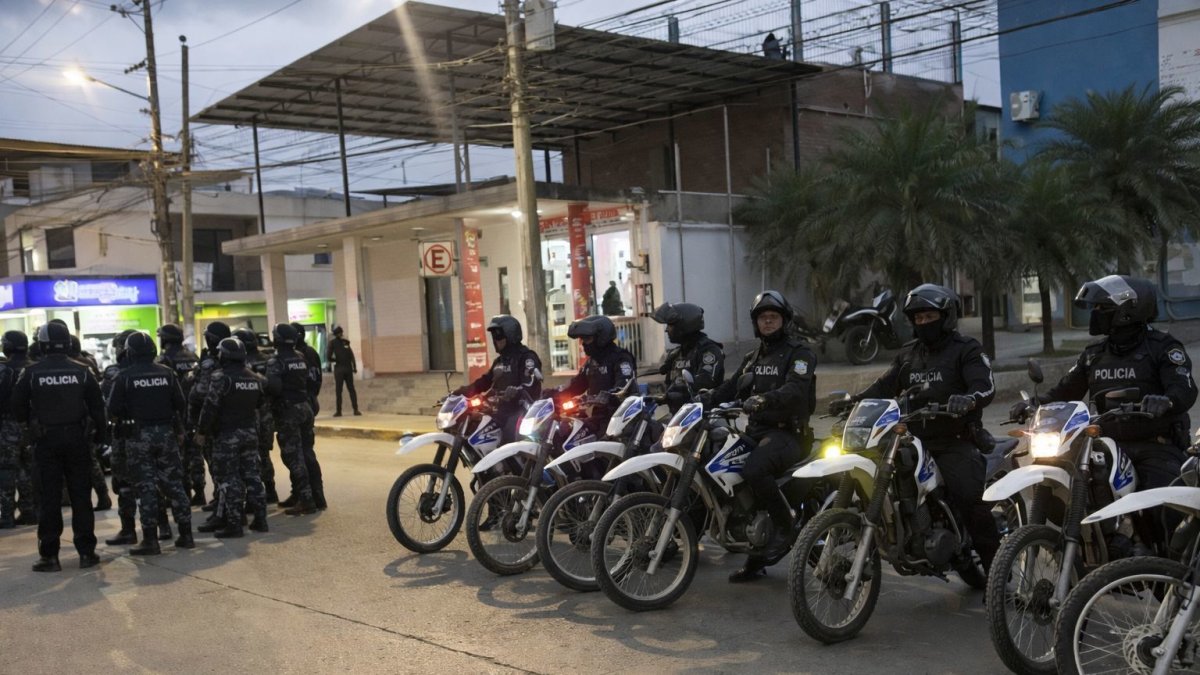 La policía reforzó la seguridad del cantón