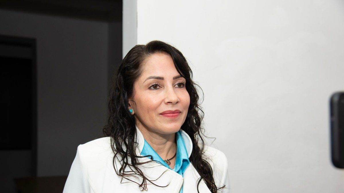 Luisa González, excandidata a la Presidencia por la Revolución Ciudadana.