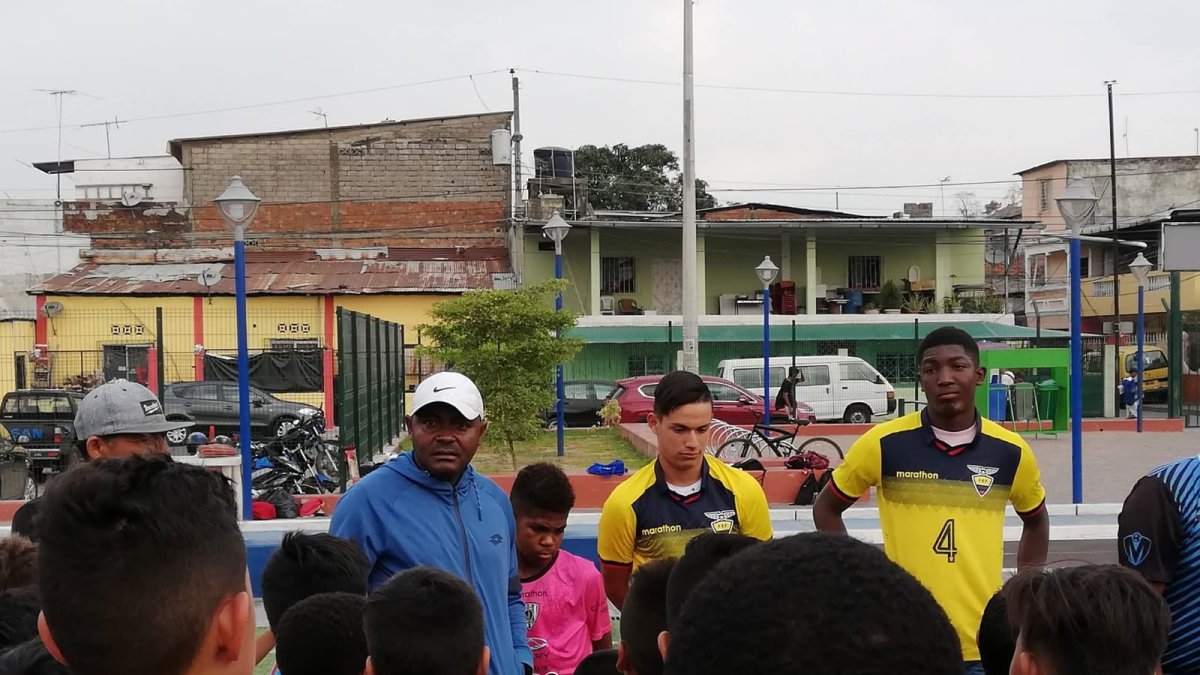 Año 2019 Joel Ordóñez visitaba al entrenador Luis Medina en Durán.