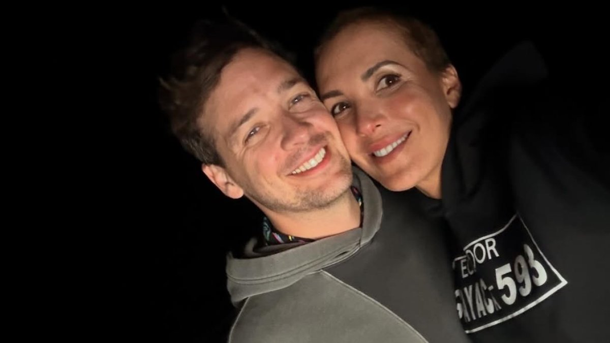 La Flaca Guerrero con su novio, Graham Kersey.