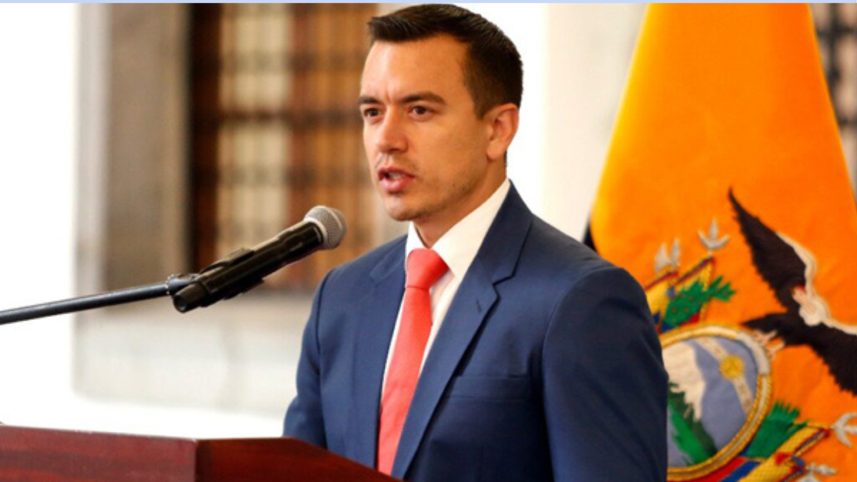 El presidente Daniel Noboa respaldó el ataque de Estados Unidos.