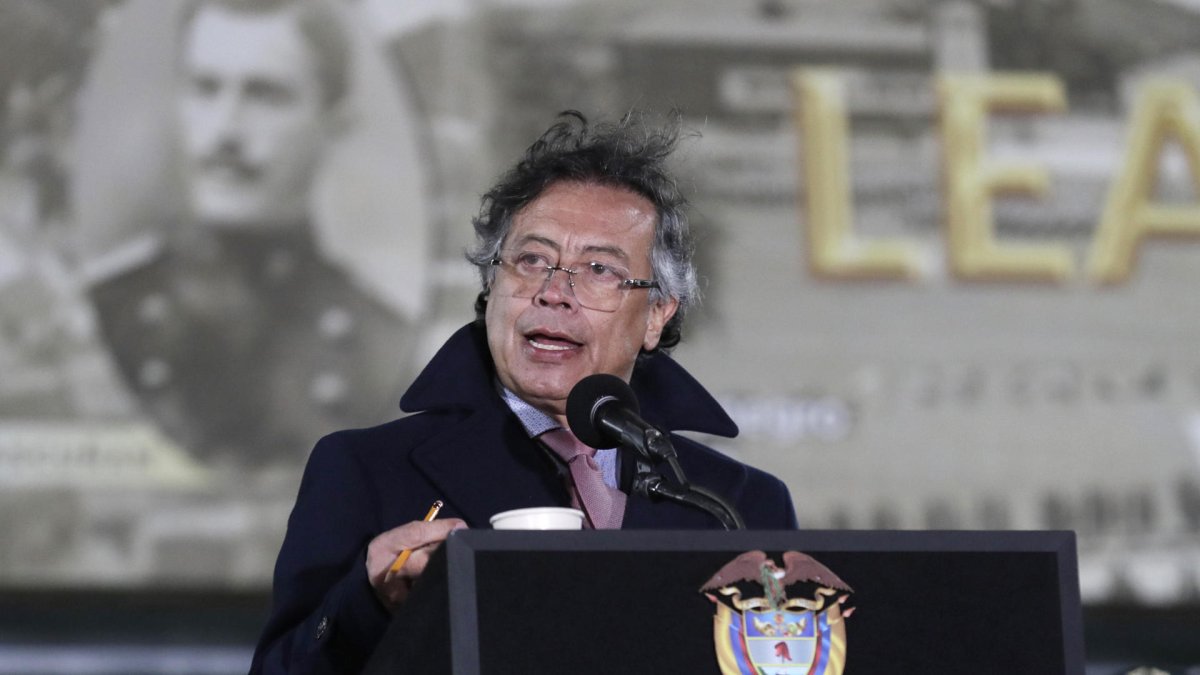 Fotografía del 29 de diciembre del presidente de Colombia, Gustavo Petro,, en Bogotá (Colombia).