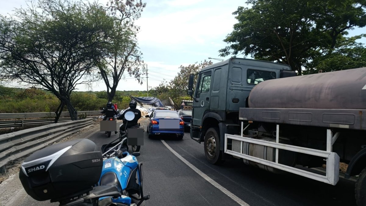 La novedad se registró cerca de las 14:30 de este 5 de enero.