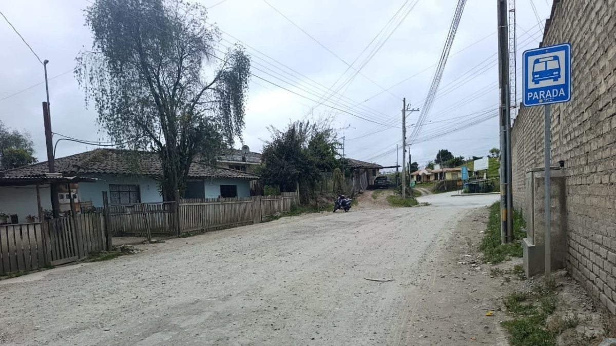El barrio Carigán, ubicado al norte de la ciudad de Loja.