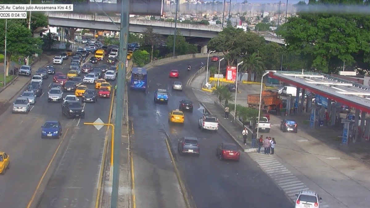 Guayaquil. El hecho se registró la mañana de este martes 6 de enero.