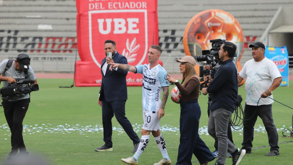 Damián ‘Kitu’ Díaz fue presentado hace dos semanas en el Guayaquil City.