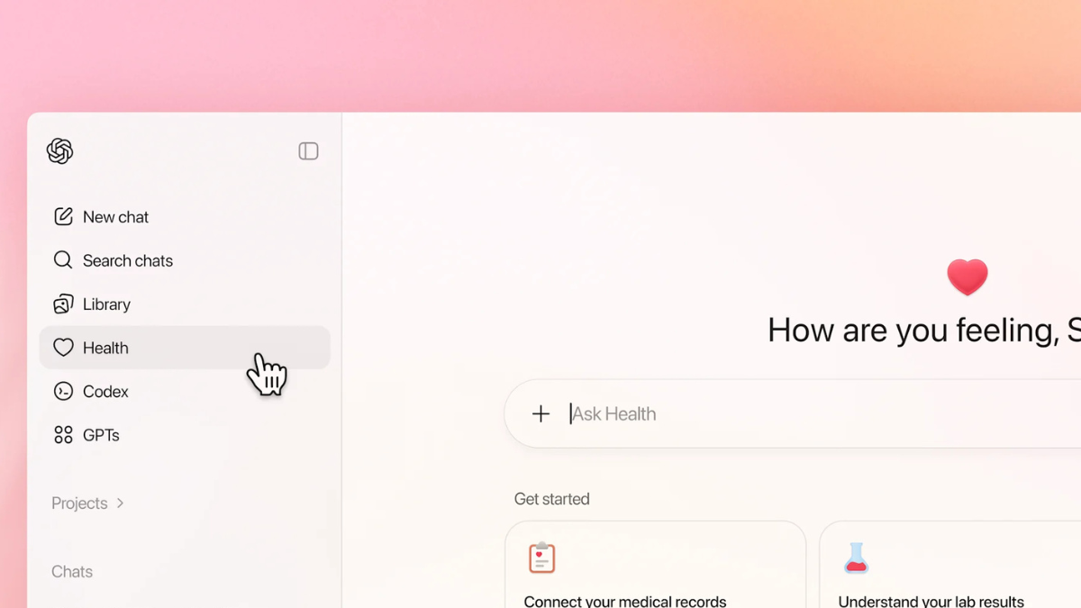 OpenAI presentó ChatGPT Salud, una herramienta de inteligencia artificial enfocada en información médica y bienestar.
