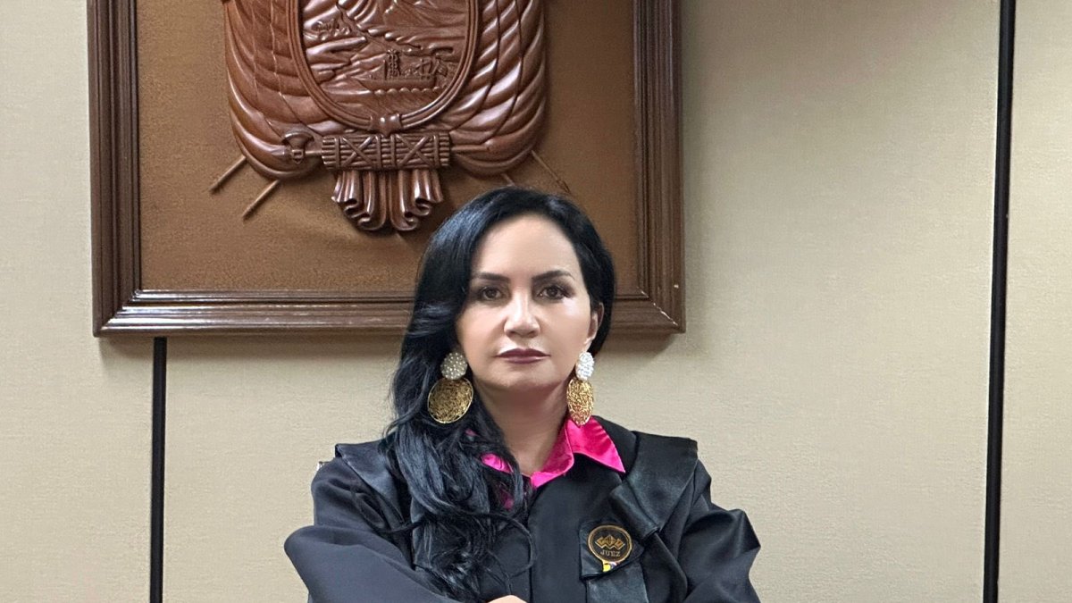 La presidenta subrgoante de la Corte Nacional de Justicia, Enma Tapia.
