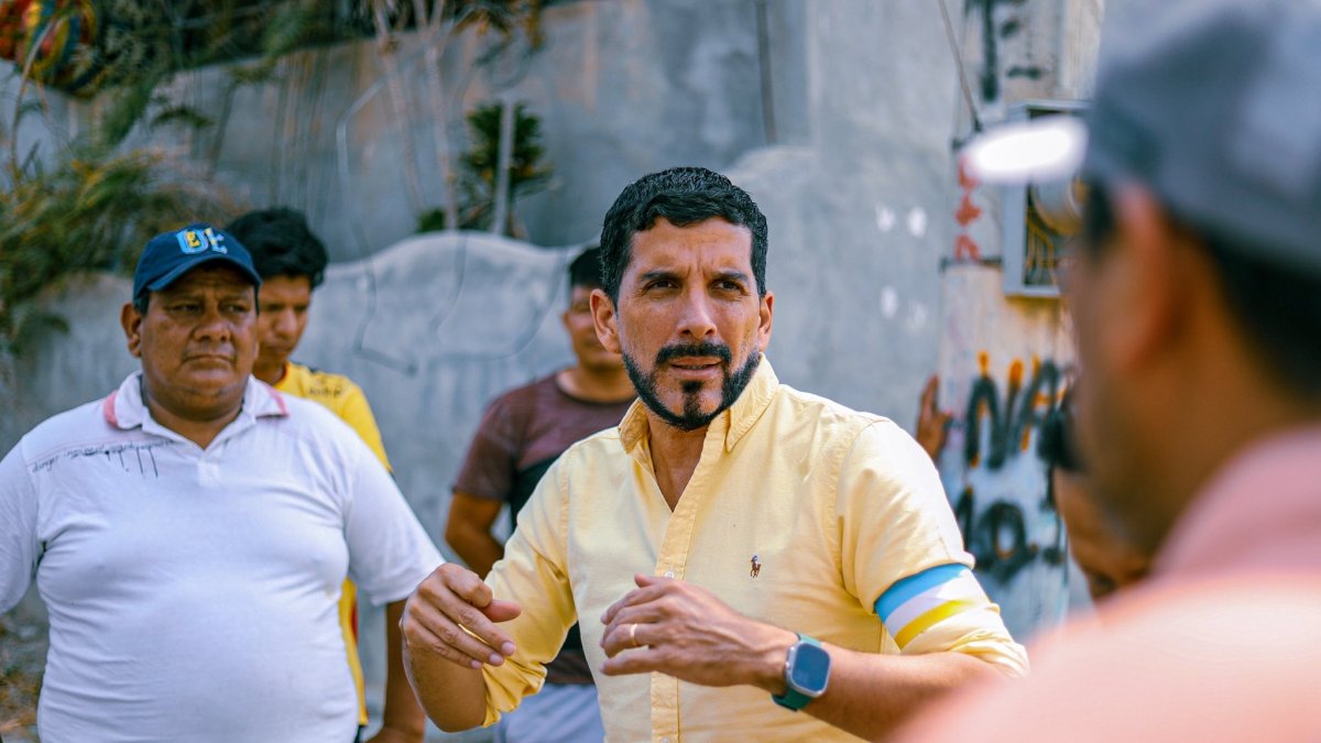 El alcalde de La Libertad, Francisco Tamariz.