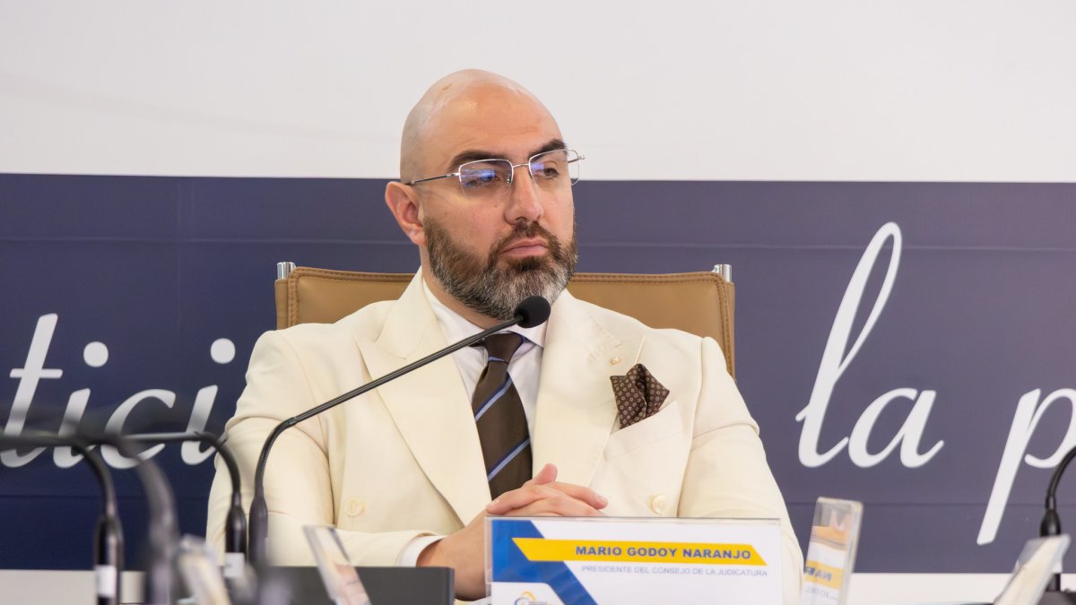 El presidente del Consejo de la Judicatura, Mario Godoy.