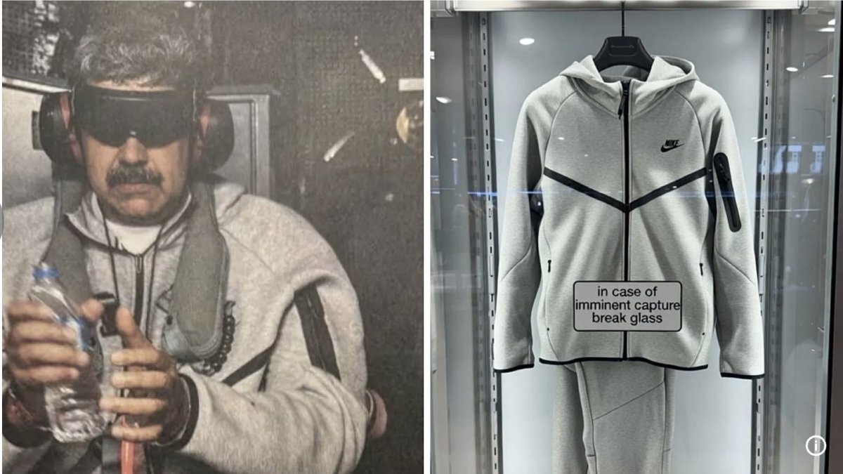 Nicolás Maduro cuando fue detenido por Estados Unidos.