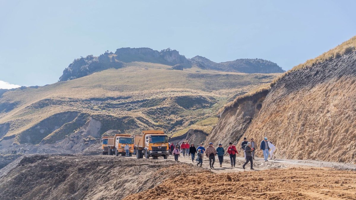 Los trabajos en la vía se retormaron una vez que se revoco las medidas cautelares dispuestas por un juez.