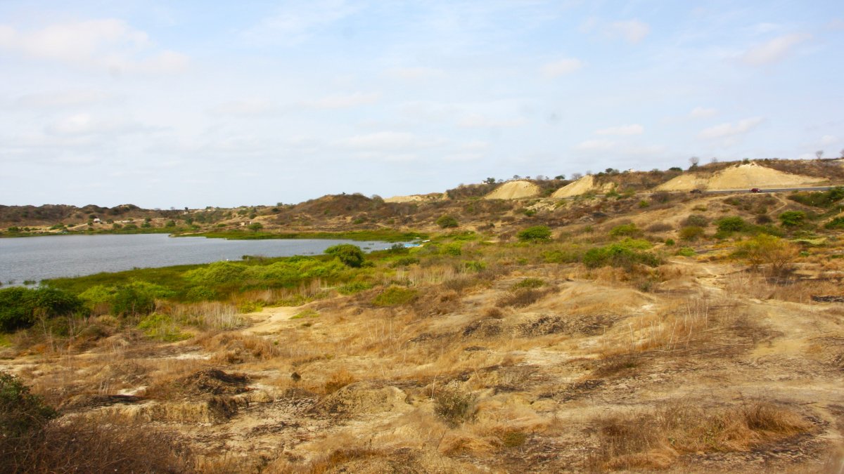 Las 93 hectáreas de terreno colindan con la vía perimetral y un cuerpo de agua.