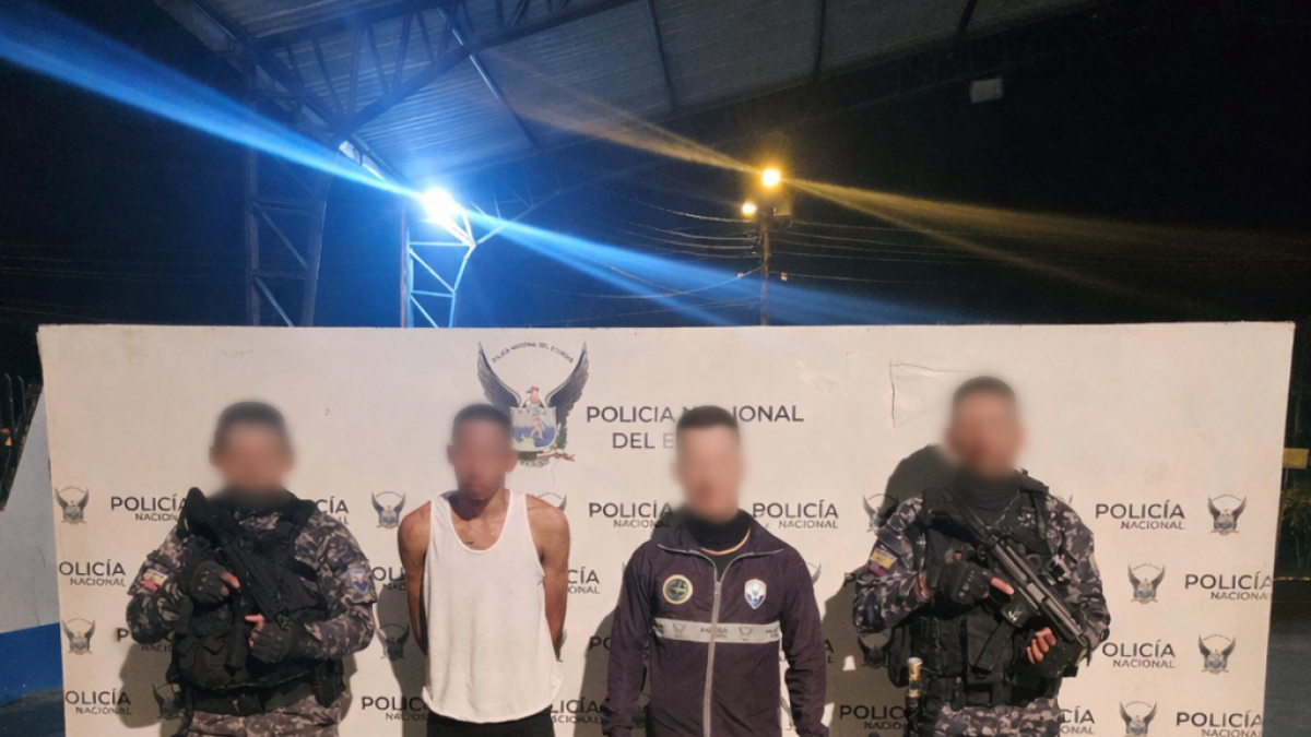 La Policía Nacional detuvo a Jonathan Fabricio, conocido como alias Junior, señalado como integrante de Los Tiguerones.