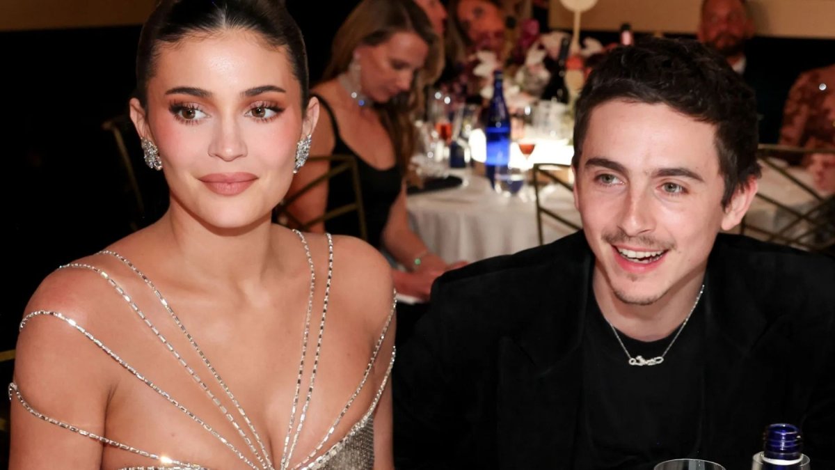 Kylie Jenner y Timothée Chalamet.