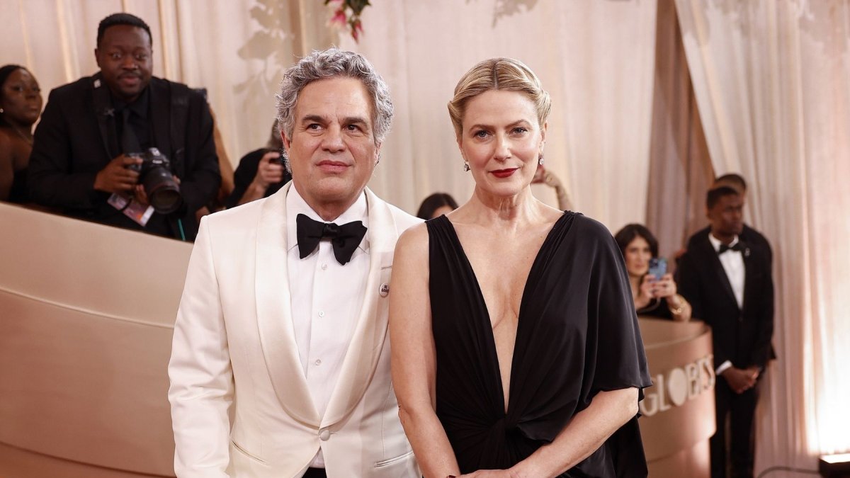 Mark Ruffalo y su esposa Sunrise Coigney.