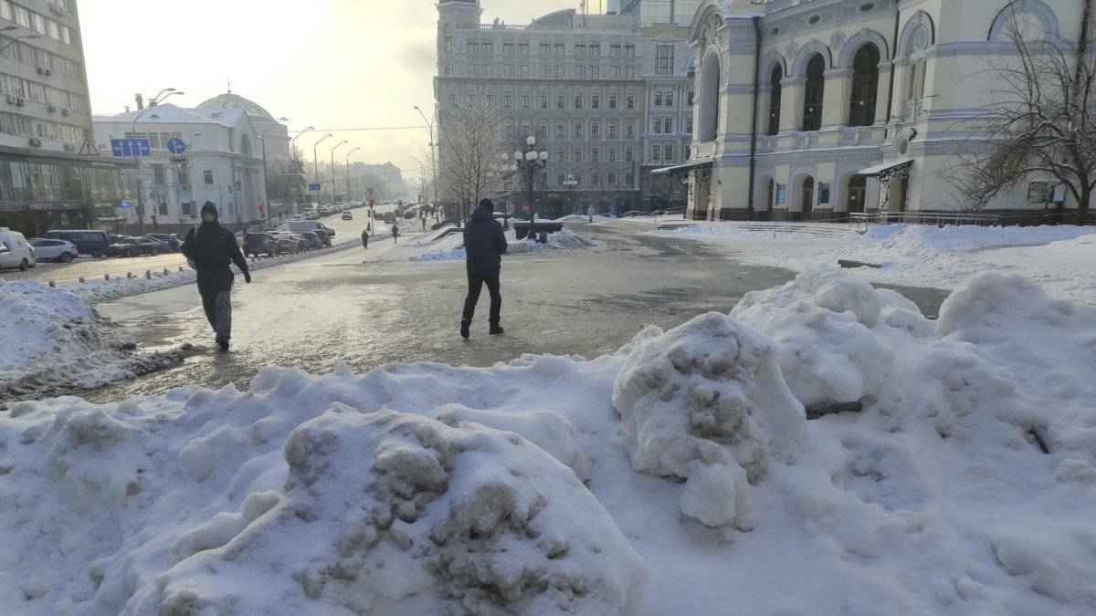Vista de Kiev (Ucrania) este martes, 13 de enero de 2026.