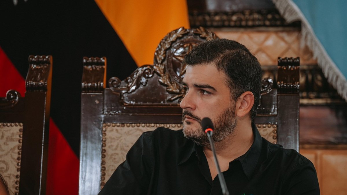 El alcalde de Guayaquil, Aquiles Álvarez.