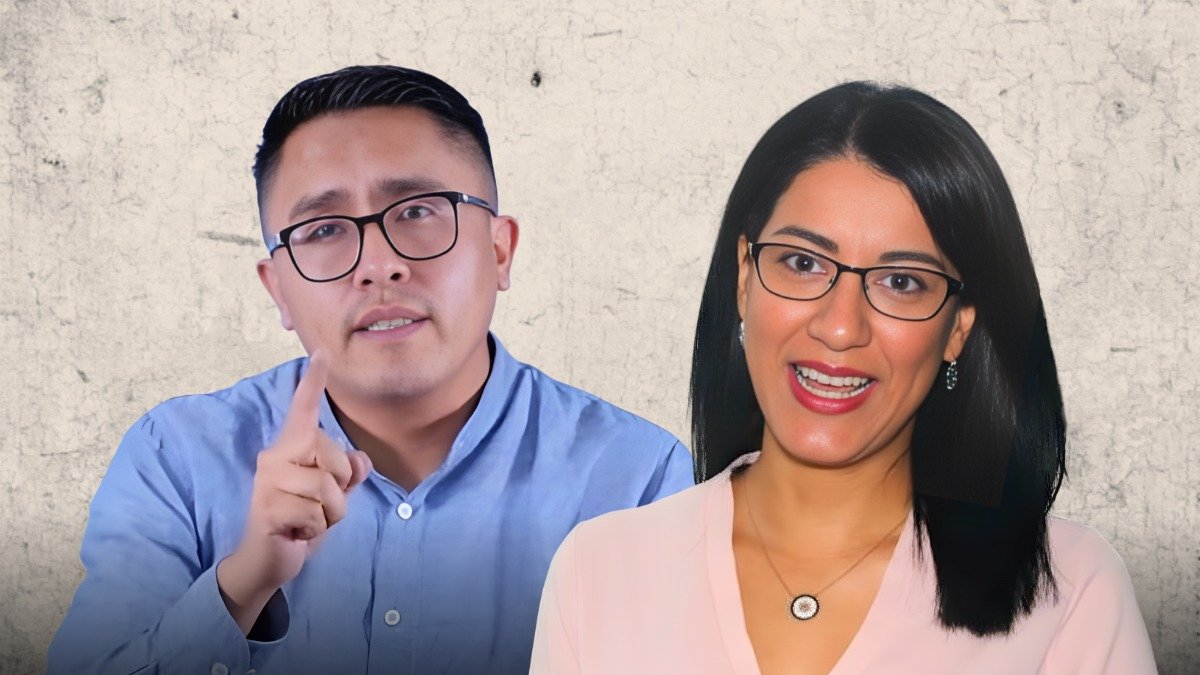 Andrés Quishpe y Gilda Alcívar, con posiciones encontradas sobre la conectividad en la educación.