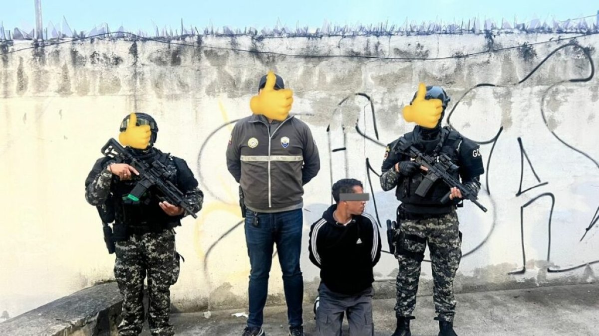 Presunto implicado en el asesinato de un guardia de seguridad fue capturado tras un operativo policial en el sur de Quito.