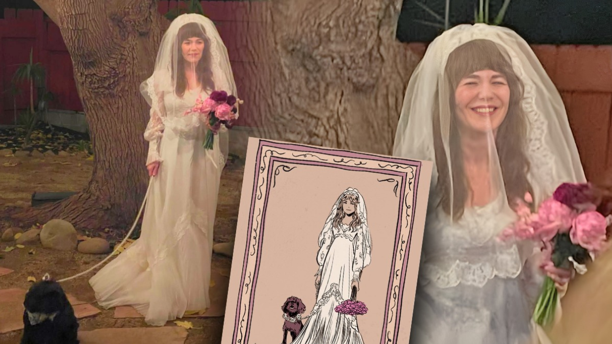 La cantante y compositora Jenny Lewis contrajo matrimonio con su perro durante la celebración de su cumpleaños 50.