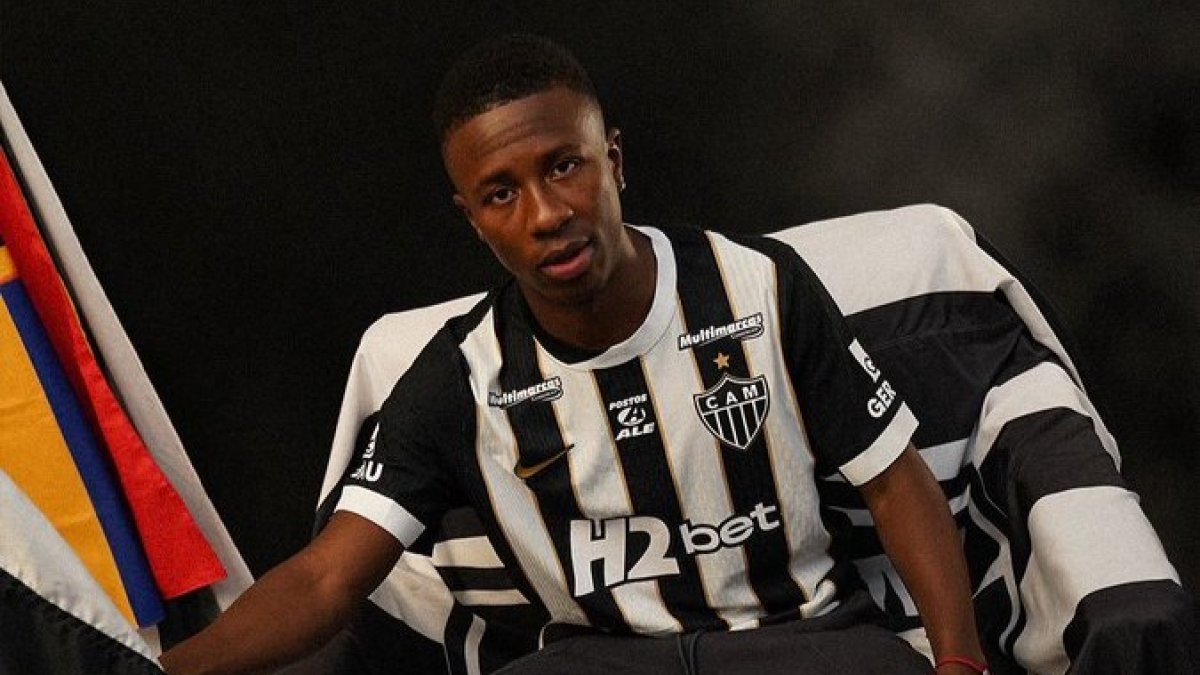 Alan Minda fue presentado en el Atlético Mineiro de Brasil.