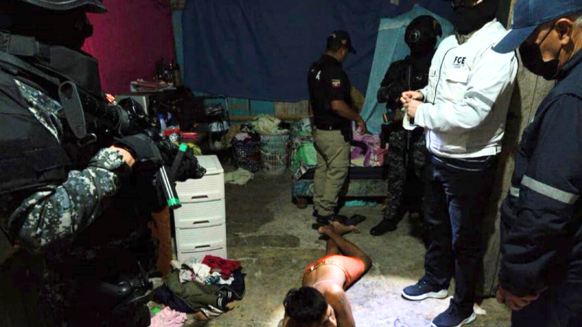 Alias Quevedo, presunto integrante de Los Choneros, fue capturado en Colombia durante un operativo binacional.