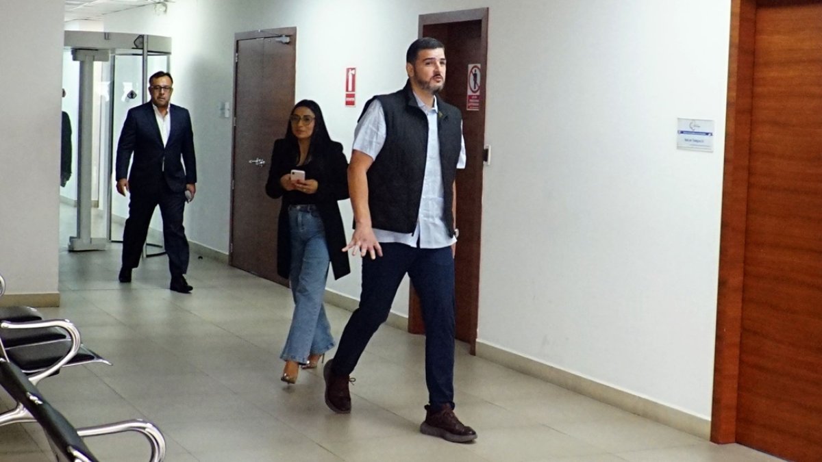 El alcalde de Guayaquil, Aquiles Álvarez, durante una diligencia en Quito.