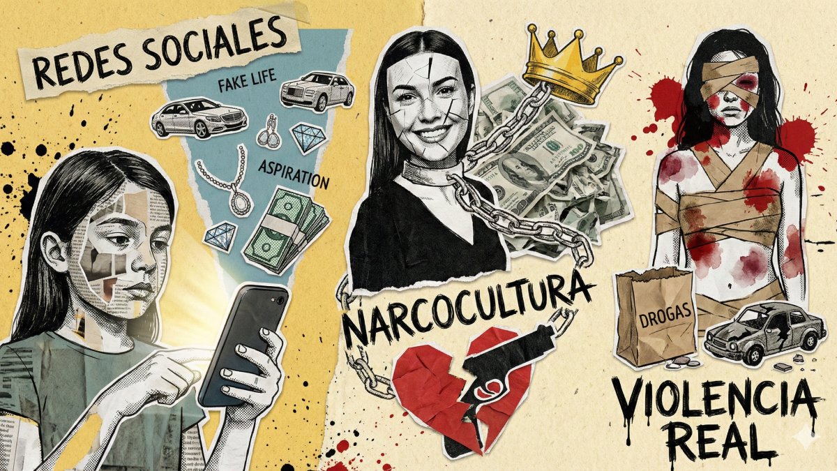 La narcocultura atrapa a las mujeres bajo un relato de lujos y romance. El desenlace termina siendo fatal.