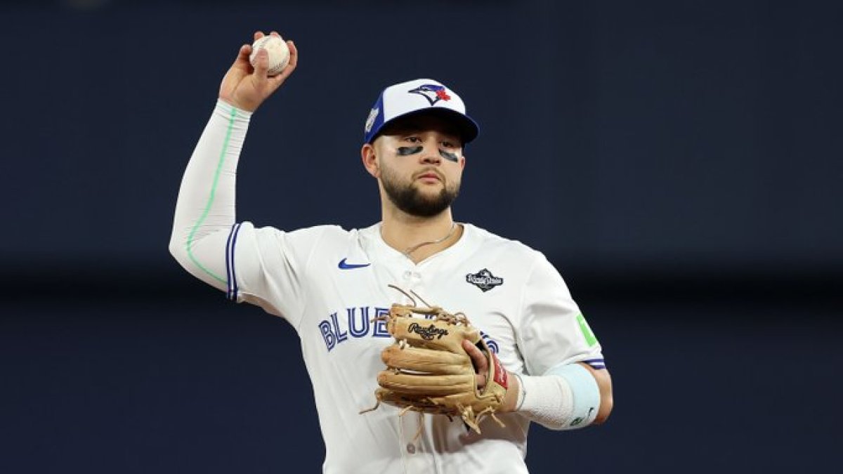 Bichette llega de Azulejos, donde fue primero en la Conferencia Este de la Liga Nacional.