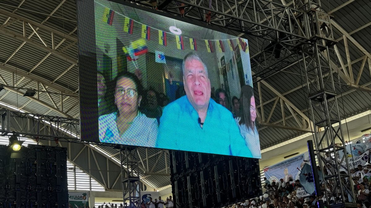 La convención nacional del movimiento Revolución Ciudadana se realizó con la presencia remota del expresidente y fundador de la organización política, Rafael Correa.