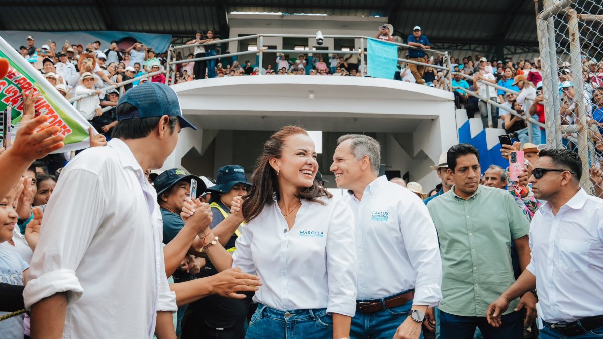 Marcela Aguiñaga, prefecta del Guayas, anunció que irá a la reelección con una propia organización política, el sábado 17 de enero.