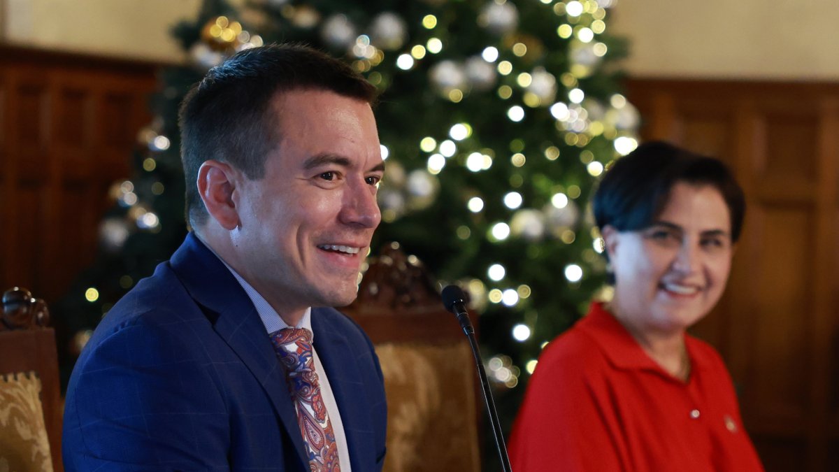 El presidente Daniel Noboa inició este 19 de enero de 2026 una gira internacional que lo llevará a Suiza y Bélgica.