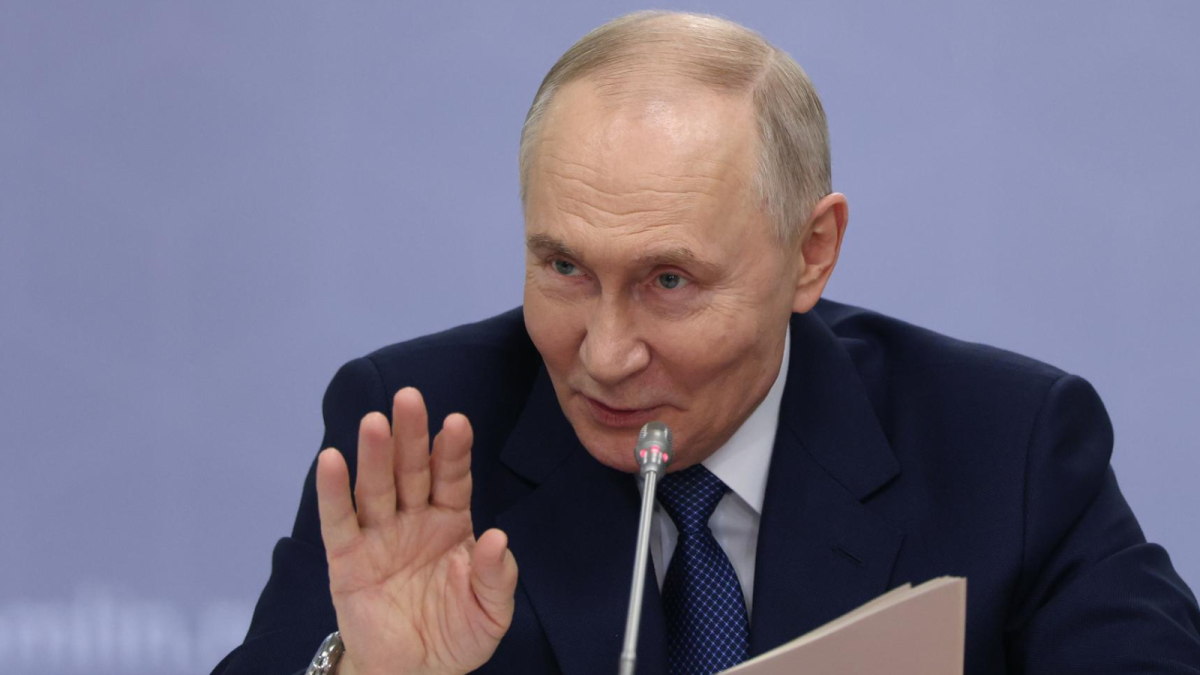 Vladímir Putin durante una intervención reciente, en medio de tensiones diplomáticas con Venezuela.