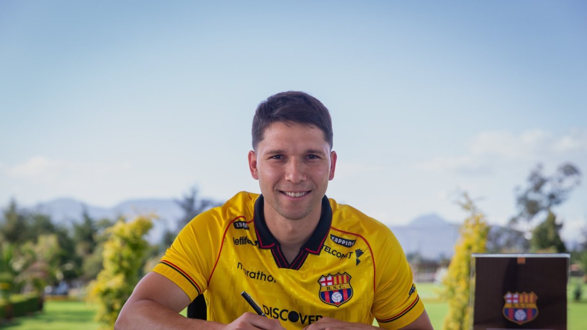 Tomás Martínez firmó contrato por un año con Barcelona SC.