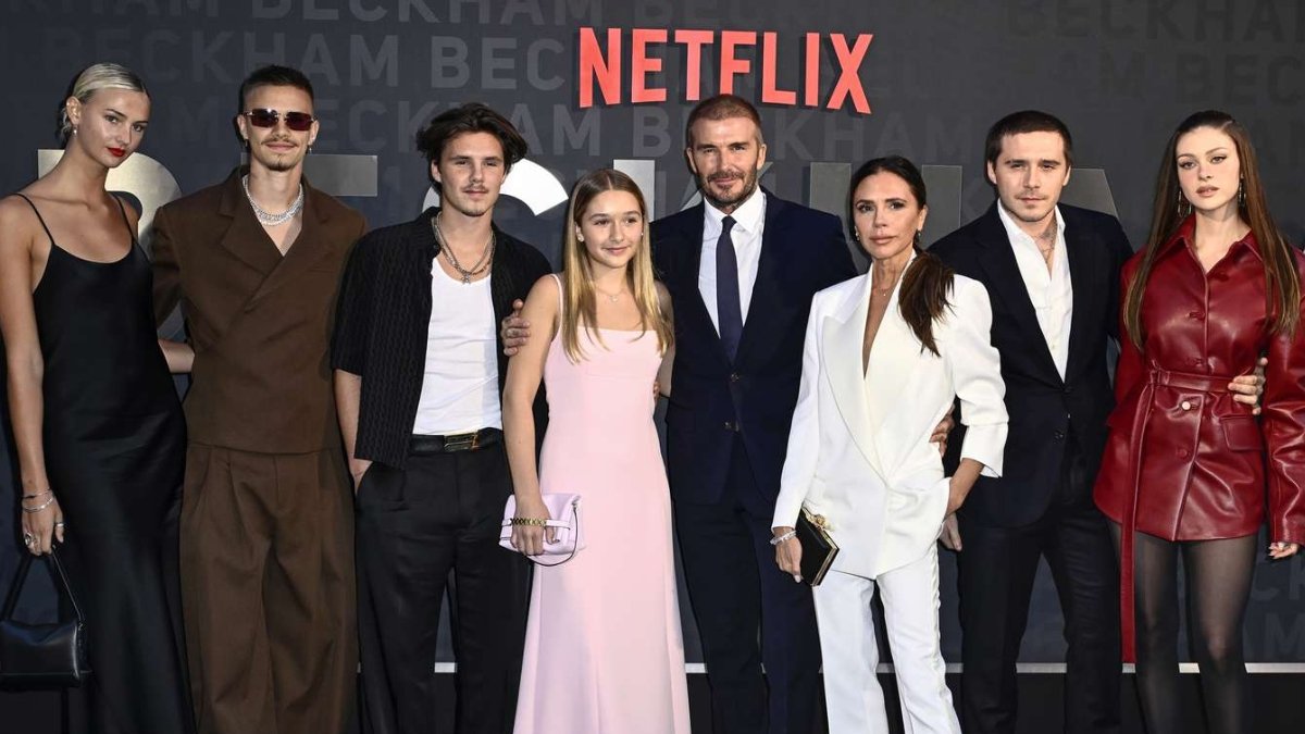 Familia Beckham en el último evento que estuvieron todos juntos.