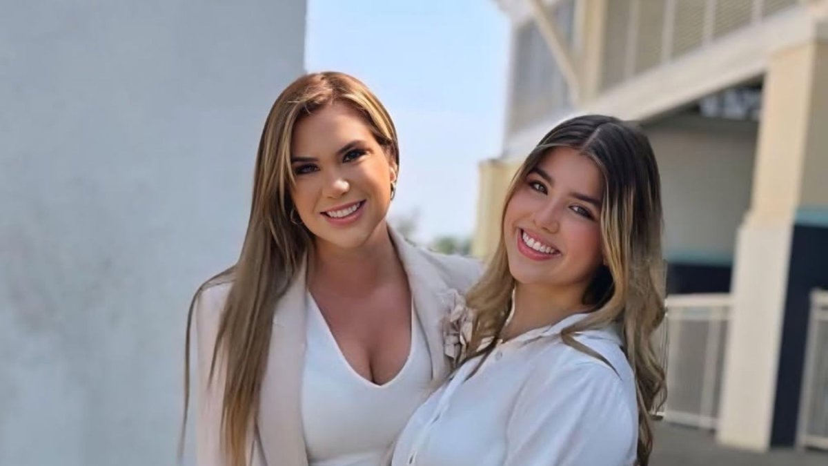 Carolina Jaume y su hija Raffaela Pimentel.