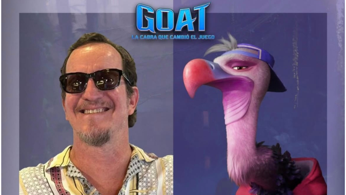 El actor ecuatoriano Andrés Crespo se une al elenco de doblaje de “La cabra que cambió el juego”, prestando su voz a uno de los personajes en esta comedia animada que celebra el talento latino.